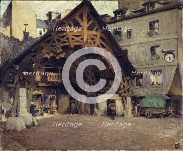 Auberge du Compas-d'Or, rue Montorgueil, c1908. Creator: Henri Dabadie.