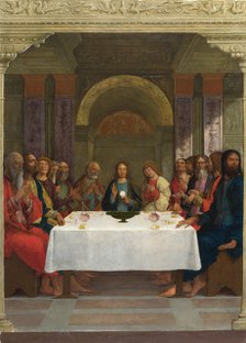The Institution of the Eucharist, c.1490-1495. Artist: De' Roberti, Ercole (c. 1450-1496)