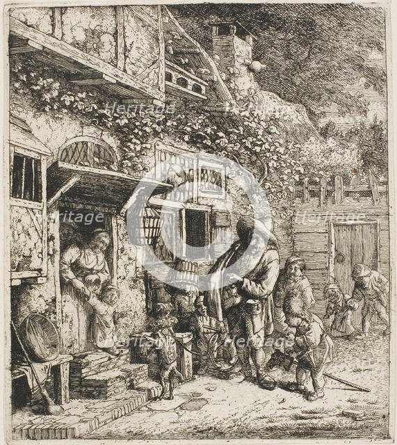 The Dancing Dog, 1685. Creator: Cornelis Dusart.