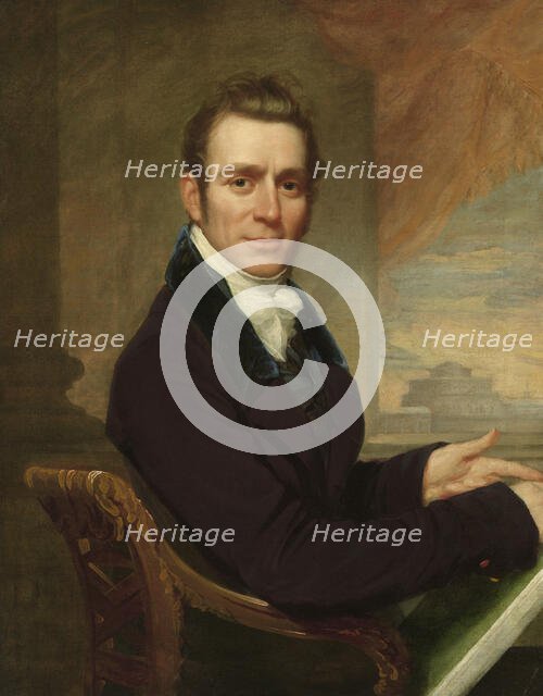 Joseph Delaplaine, January 1819. Creator: John Wesley Jarvis.