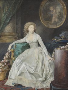Mademoiselle Sofia Hagman, 1795. Creator: Nicolas Lavreince.