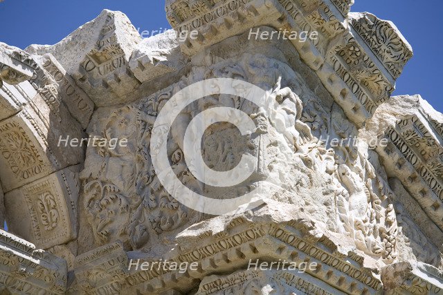 The Tetrapylon at Aphrodisias, Turkey. Artist: Samuel Magal