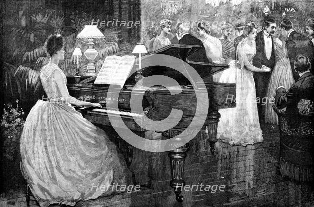 Advertisement for John Brinsmead and Sons, Pianoforte Makers, 1890. Creator: Unknown.