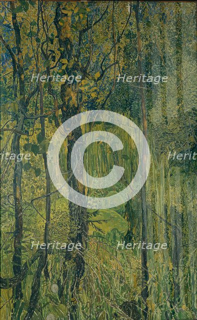 Swamp forest, 1917. Artist: Golovin, Alexander Yakovlevich (1863-1930)