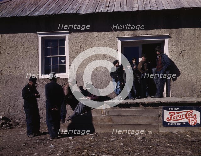 General store, Chacon, New Mexico, 1943. Creator: John Collier.
