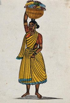 Bangle woman, Madras, India. Creator: Unknown.