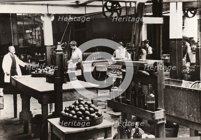 Manufacture of Cloudy Lemon Squash, 1923. Artist: Unknown