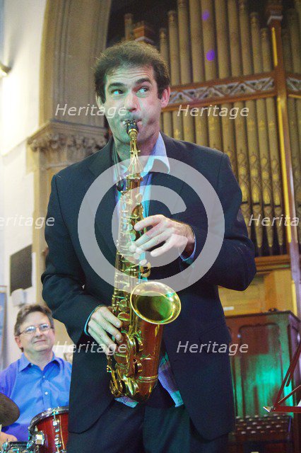 Tommaso Starace, Eastbourne Jazz Festival, Christ Church, Sept 2018. Creator: Brian O'Connor.