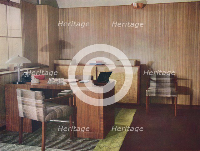 'A private office designed and executed by Gordon Russell Ltd., Broadway (Worcs) and London', 1935. Artist: Unknown.