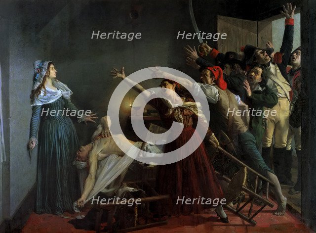 The Assassination of Jean-Paul Marat, 1880.
