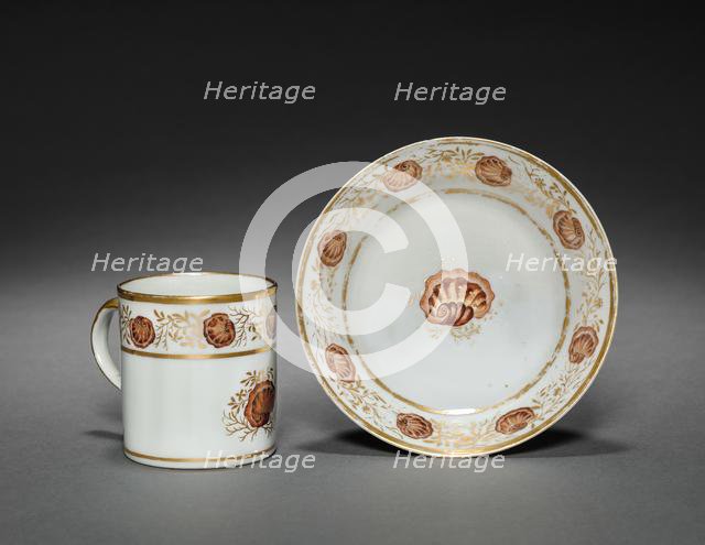 Cup from Oliver Wolcott, Jr. Tea Service (1 of 6), 1785-1805. Creator: Unknown.
