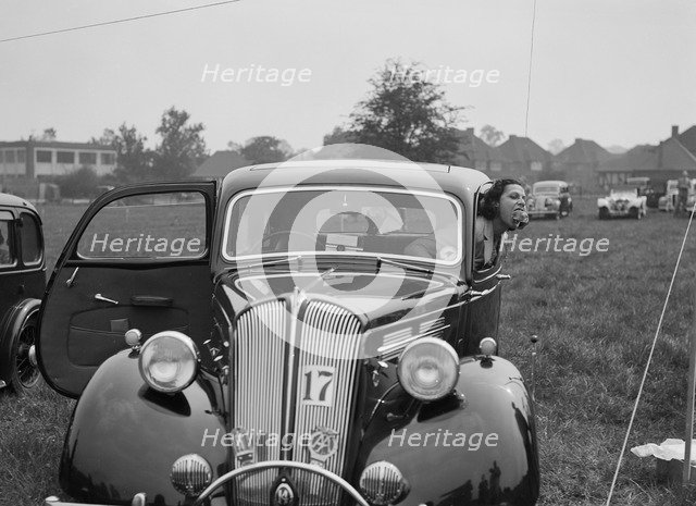1938 Standard Flying Fourteen at the Standard Car Owners Club Gymkhana, 8 May 1938. Artist: Bill Brunell.