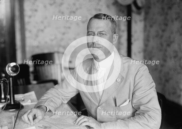 Julius Howland Barnes, President, U.S. Food Administration-Grain Corp., 1917. Creator: Harris & Ewing.