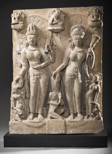 The Buddhist Goddesses Tara and Chunda, 9th century. Creator: Unknown.