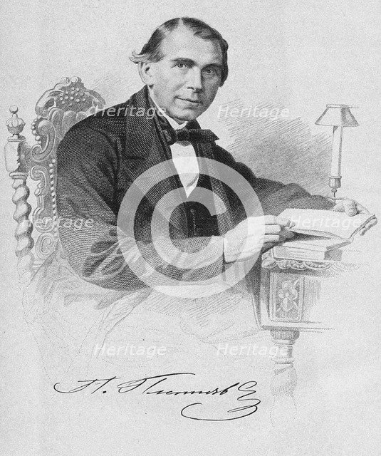 Pyotr Alexandrovich Pletnyov (1791-1865), 1870. Artist: Iordan, Fyodor (1800-1883)