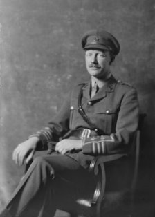 Colonel Dreyer, portrait photograph, 1918 Apr. 16. Creator: Arnold Genthe.
