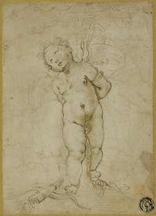 Cupid Tied to a Tree, 1570/99. Creator: Giorgio Picchi.