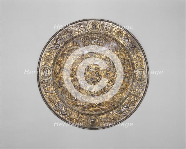Parade Shield Depicting the Conversion of Saint Paul, Italian, Milan, ca. 1570. Creator: Unknown.