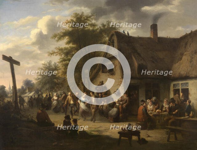 Flemish Kermis, 1849. Creator: Karel Ferdinand Venneman.