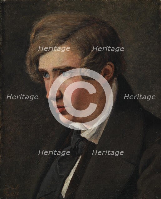 The Painter Thorald Læssoe, 1837. Creator: Johan Thomas Lundbye.