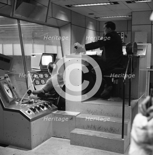 Steelworks control centre, Park Gate Iron & Steel Co, Rotherham, South Yorkshire, 1964. Artist: Michael Walters