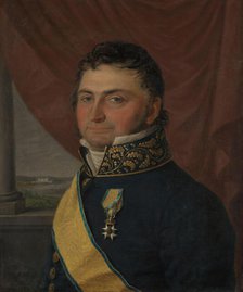 Portrait of Cabinet Minister Nicolay Johan Lohmann Krog, 1825. Creator: Jacob Munch.