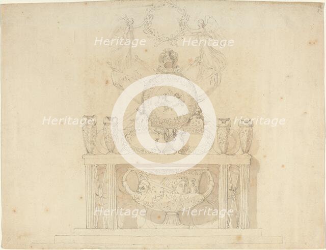 Study for Decorations of Buckingham Palace, 1820/1826. Creator: John Flaxman.