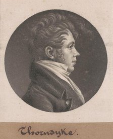 Thorndyke, 1803. Creator: Charles Balthazar Julien Févret de Saint-Mémin.