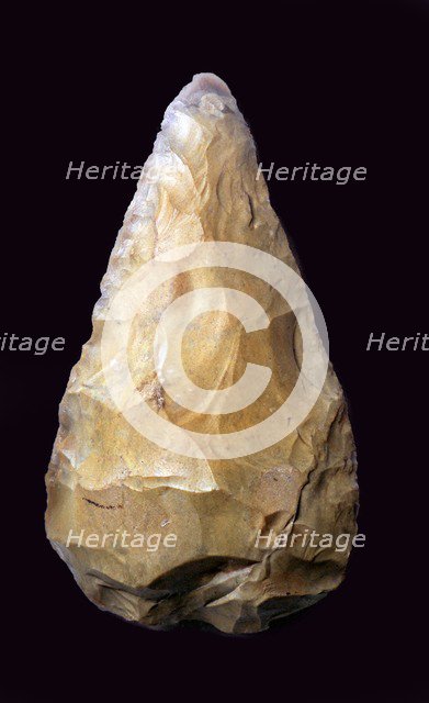 Paleolithic hand-axe. Artist: Unknown