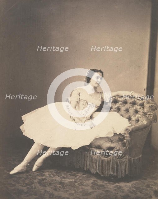 Caroline Rosati, ca. 1860. Creator: André-Adolphe-Eugène Disdéri.