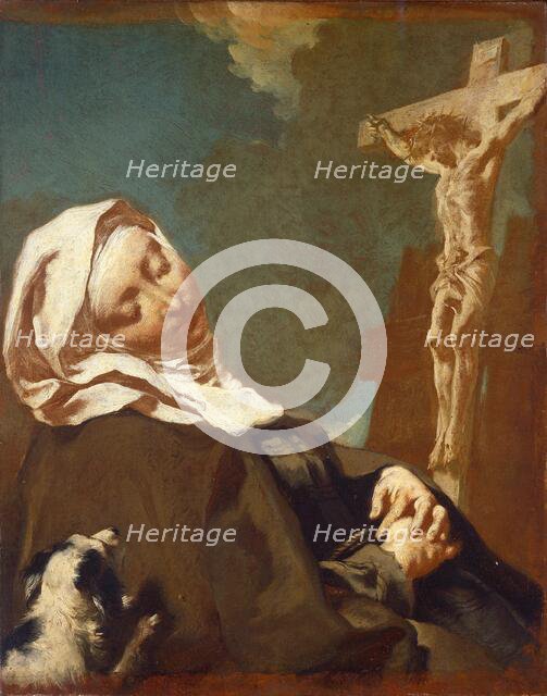 Saint Margaret of Cortona, 1737. Creator: Giovanni Battista Piazzetta.