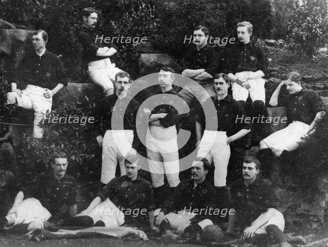 Nottingham Forest Football Club team photograph, 1884-1885. Artist: Unknown