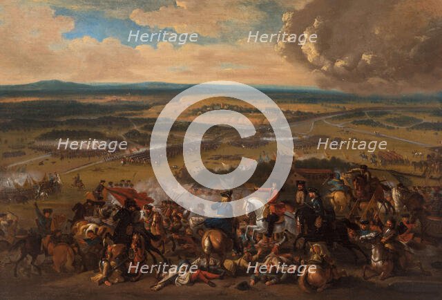 The Battle of Speyerbach on 15 November 1703, 1700s. Creator: Anonymous.