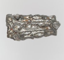 Counter Plate of a Belt Buckle, Frankish, 7th century. Creator: Unknown.