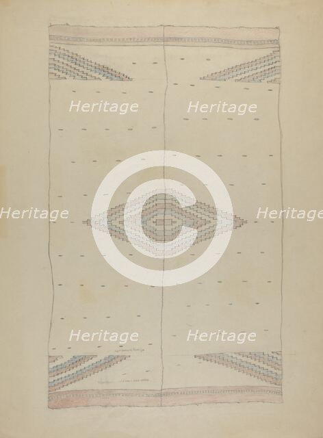 Textile, 1935/1942. Creator: Unknown.