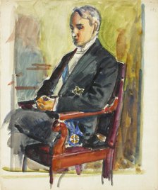 Sketch for a Portrait, c1910s. Creator: Verner Thome.