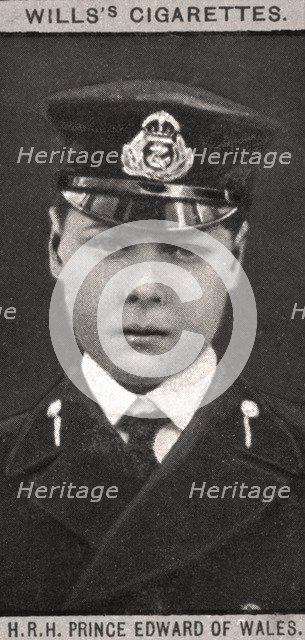H.R.H Prince Edward of Wales, 1908. Artist: WD & HO Wills