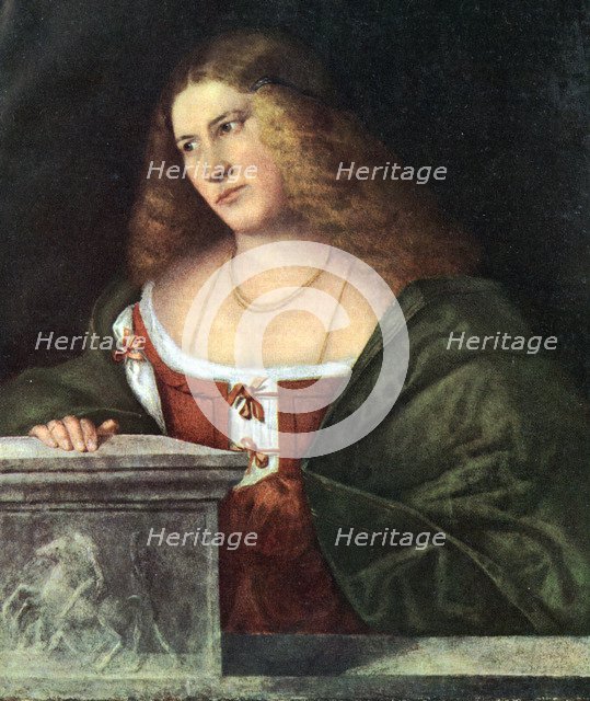 'Portrait of a Woman', 1485-1547, (1930).Artist: Giovanni Cariani