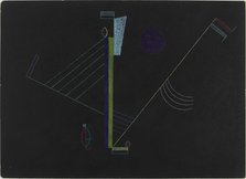 Zweiseitig Gespannt (Tense in Both Directions), 1933. Creator: Kandinsky, Wassily Vasilyevich (1866-1944).