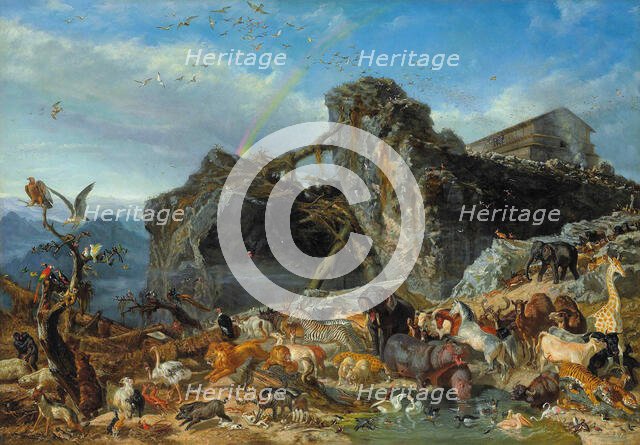 After the Deluge, ca 1865. Creator: Palizzi, Filippo (1818-1899).