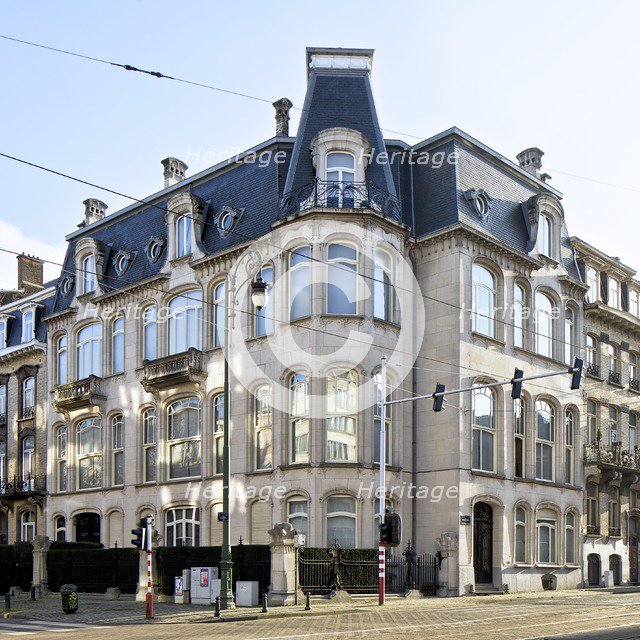 Hotel Vandenbroack, Avenue Brugmann/Avenue Moliere, Brussels, Belgium, (1908), c2014-c2017. Artist: Alan John Ainsworth.