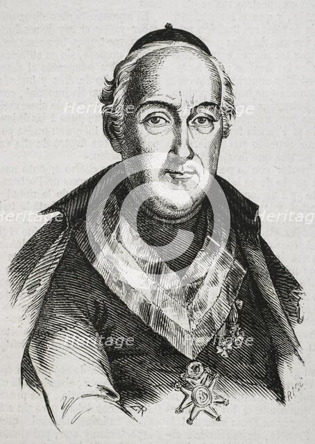 Juan Escoiquiz, (1747-1820), Spanish writer, politician and clergyman, 1853. Creator: Bernardo Rico.