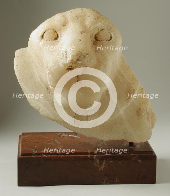 Head of a Lion, Egypt, Old Kingdom, 4th Dynasty (?), (2575 - 2465 BCE). Creator: Unknown.