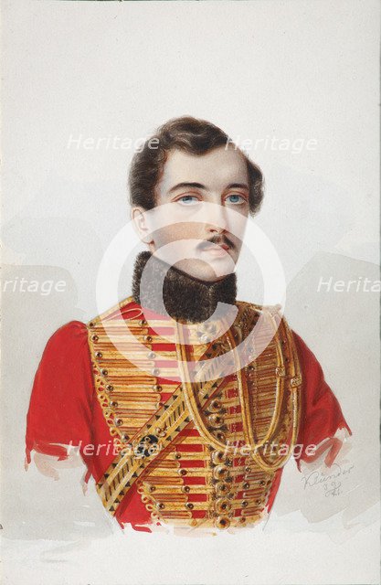 Portrait of N.V. Novoskoltsev, 1839. Artist: Klünder, Alexander Ivanovich (1802-1875)