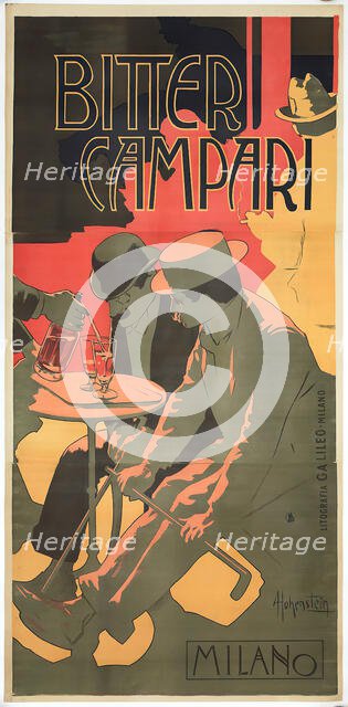 Bitter Campari , 1899. Creator: Hohenstein, Adolfo (1854-1928).