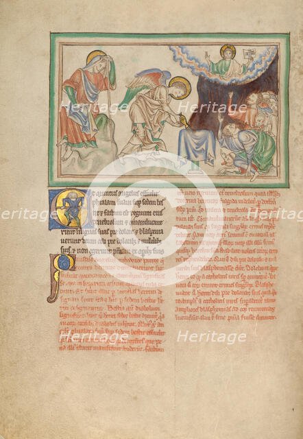 The Fifth Vessel: The Slandering of God, about 1255-1260. Creator: Unknown.