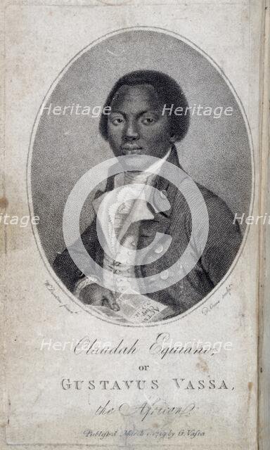 'Olaudah Equiano or Gustavus Vassa, the African'. 1789. Creators: Daniel Orme, W Denton.