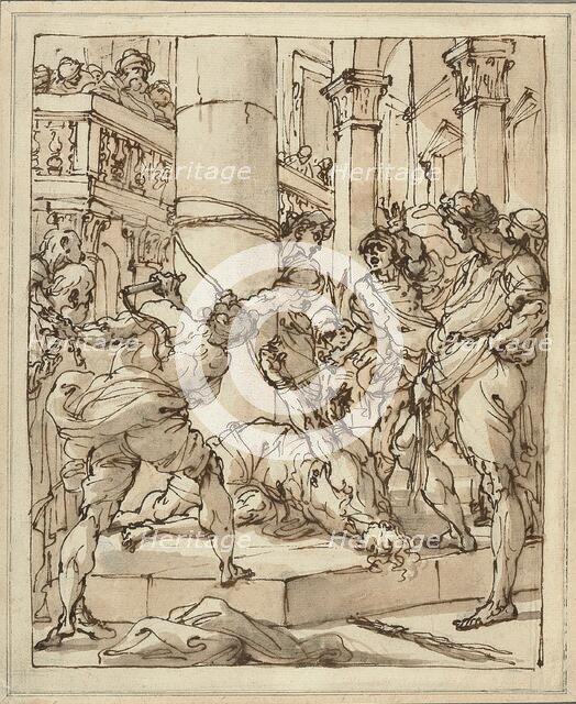 The Flagellation, early 1770s. Creator: Ubaldo Gandolfi.