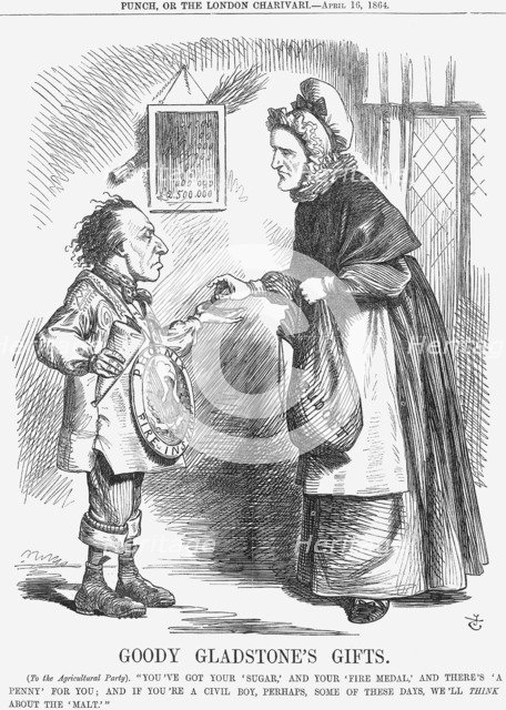 'Goody Gladstone's Gifts', 1864. Artist: John Tenniel