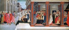'Four Scenes from the Early Life of Saint Zenobius', c1500. Artist: Sandro Botticelli